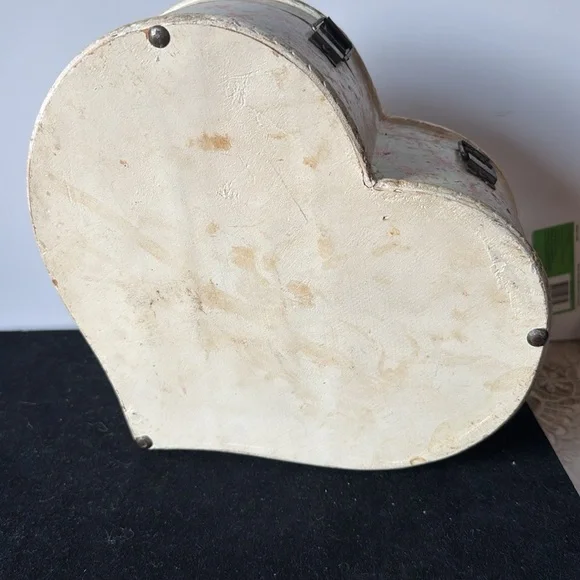 vintage Sewing box, haberdashery. Boudoir box. Vintage floral roses, cardboard. - Picture 11 of 11